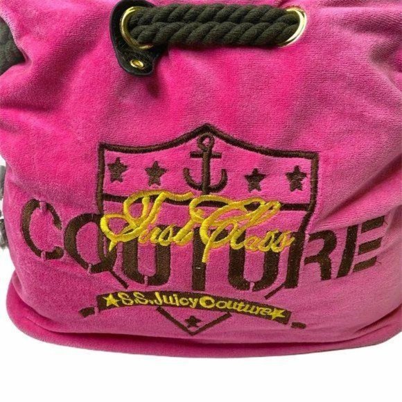 Juicy Couture First Class Terry Cloth Handbag - Picture 2 of 11